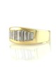 2.08ctw Baguette Diamond Channel Set Ring in 18K Yellow Gold SZ 6.5
